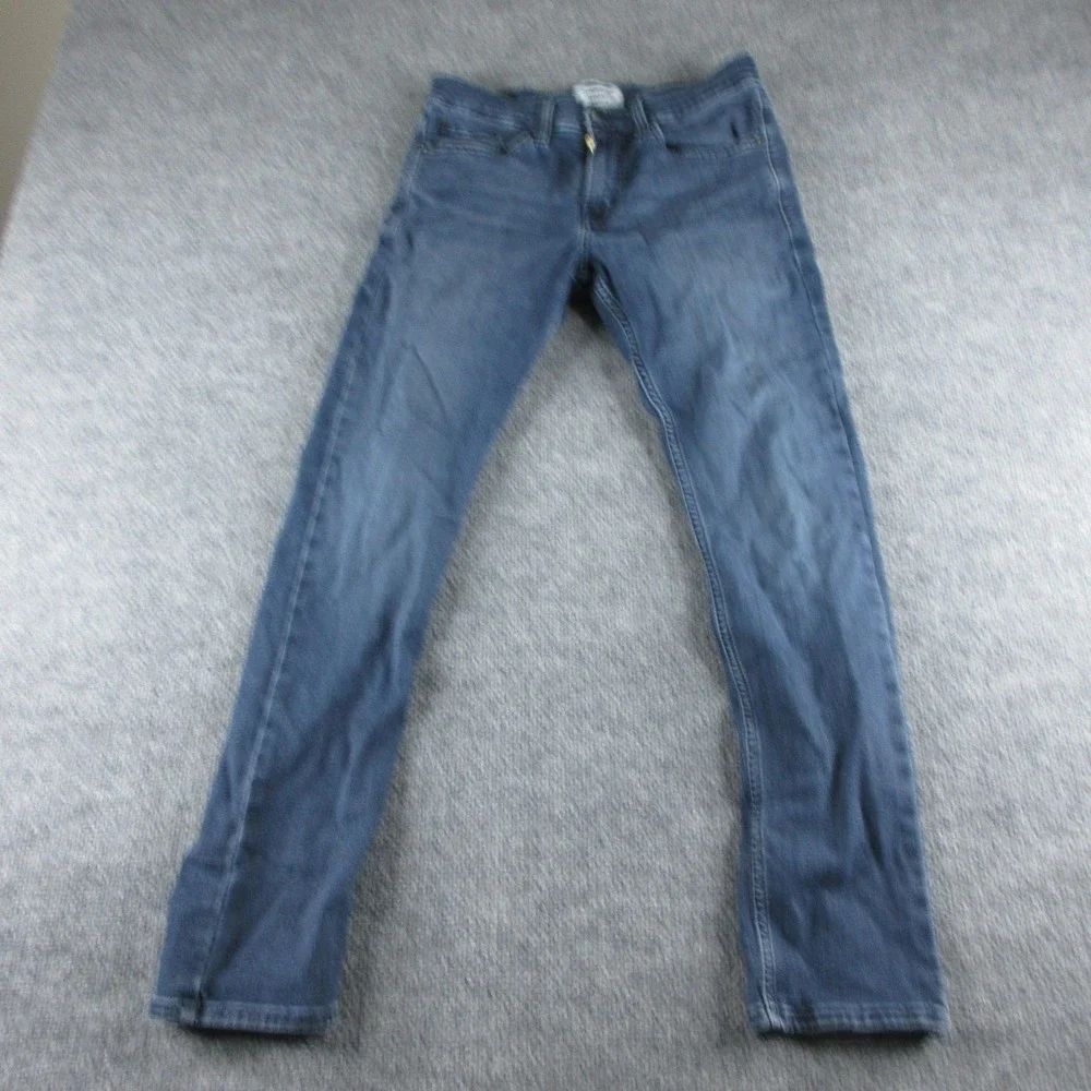 Denizen From Levis 208 Regular Taper Jeans Mens 28x30 Medium Wash Stretch Denim